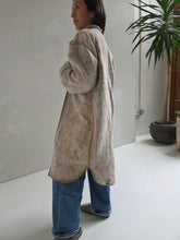Load image into Gallery viewer, Long Kantha Quilt Jacket - No. 089
