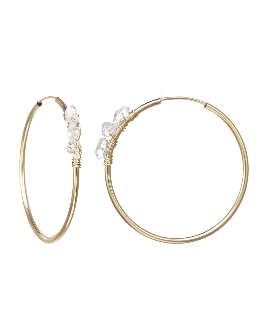 Selena Herkimer Hoop Earrings