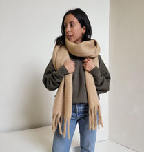 Load image into Gallery viewer, Upcycled Scarf - Beige
