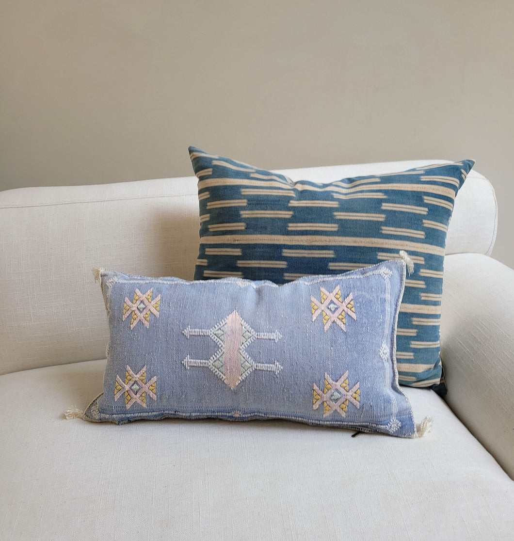 Sabra Cactus Pillows - Blue