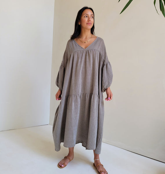 grey boho dress Lucy Organic Cotton Ho Chic Charcoal Lace 6 Cute Spring Dresses global-style_name-Hayden Chiffon Midi Dress Shirt Fitting:Regular Fit
