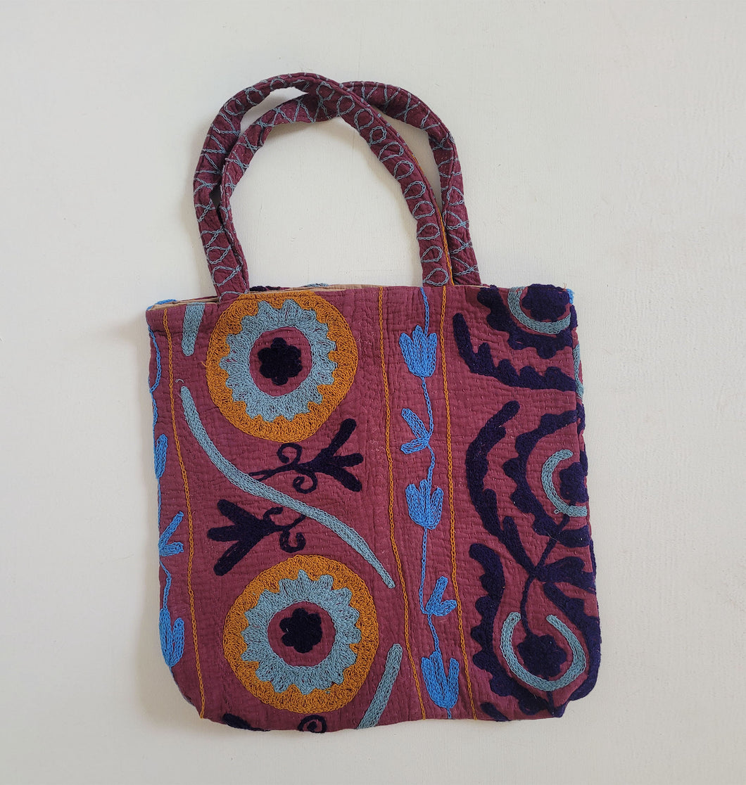 Embroidered Tote Bag