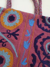 Load image into Gallery viewer, Embroidered Tote Bag
