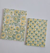 Load image into Gallery viewer, Upcycled Cotton Block Printed Notebook
