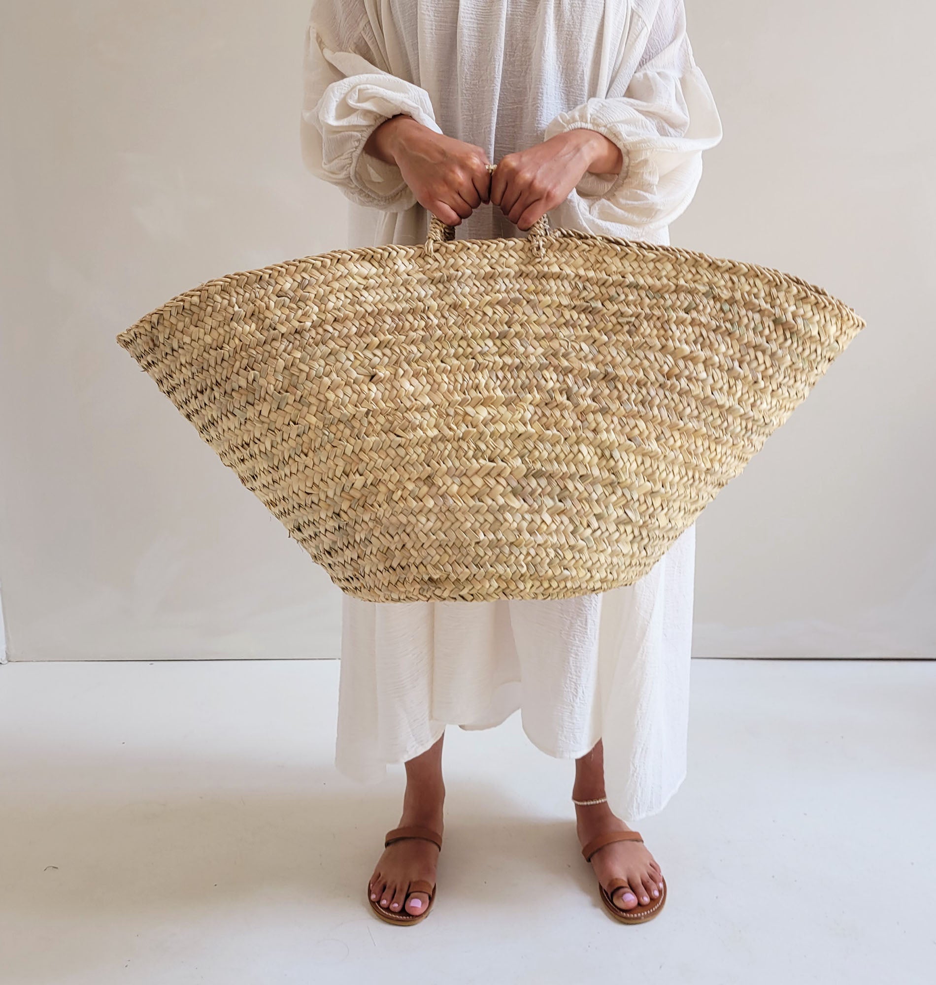 Hamza Woven Handle Basket Big