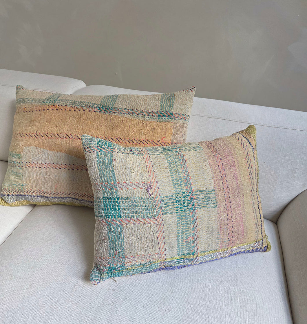Kantha Pillow No. 012