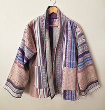 Load image into Gallery viewer, Kantha Quilt Jacket - No. 067
