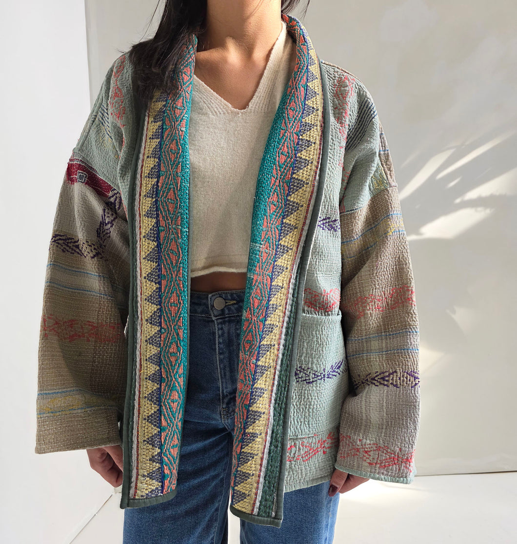 Kantha Quilt Jacket - No. 068