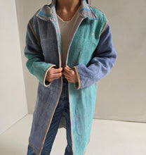 Load image into Gallery viewer, Long Kantha Quilt Jacket - No. 083
