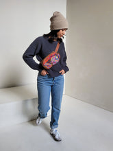Load image into Gallery viewer, Organic Cotton Knit Sweater - Navy
