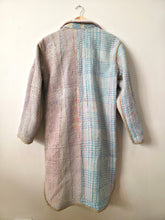 Load image into Gallery viewer, Long Kantha Quilt Jacket - No. 078

