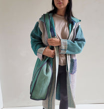 Load image into Gallery viewer, Long Kantha Jacket - No. 044
