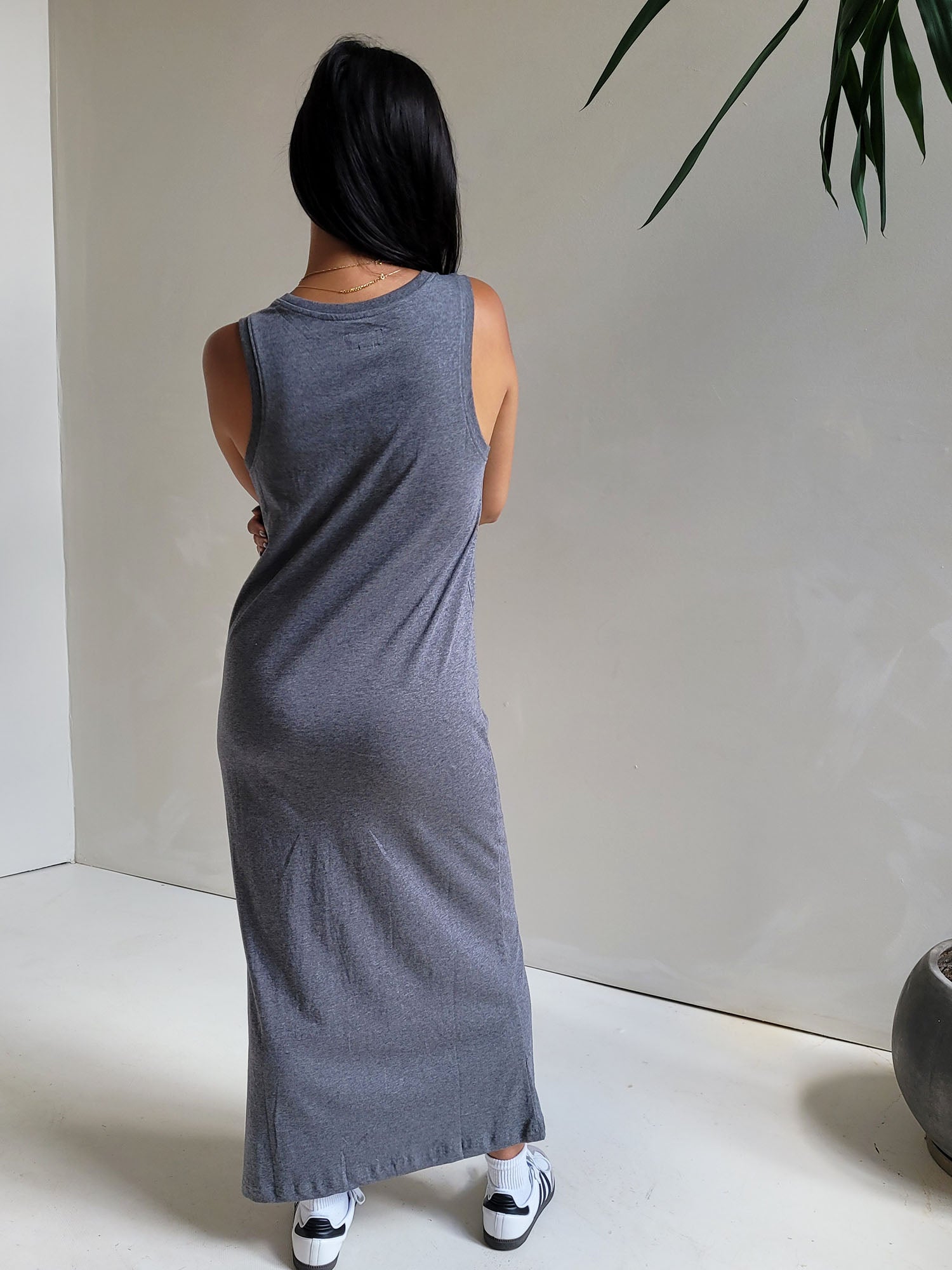Raz Tn9000 Best Flavors Organic Cotton Softspun Tank Midi Dress