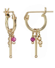 Load image into Gallery viewer, Misty Hoop Earrings
