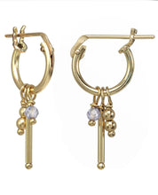 Load image into Gallery viewer, Misty Hoop Earrings
