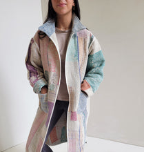 Load image into Gallery viewer, Long Kantha Jacket - No. 032
