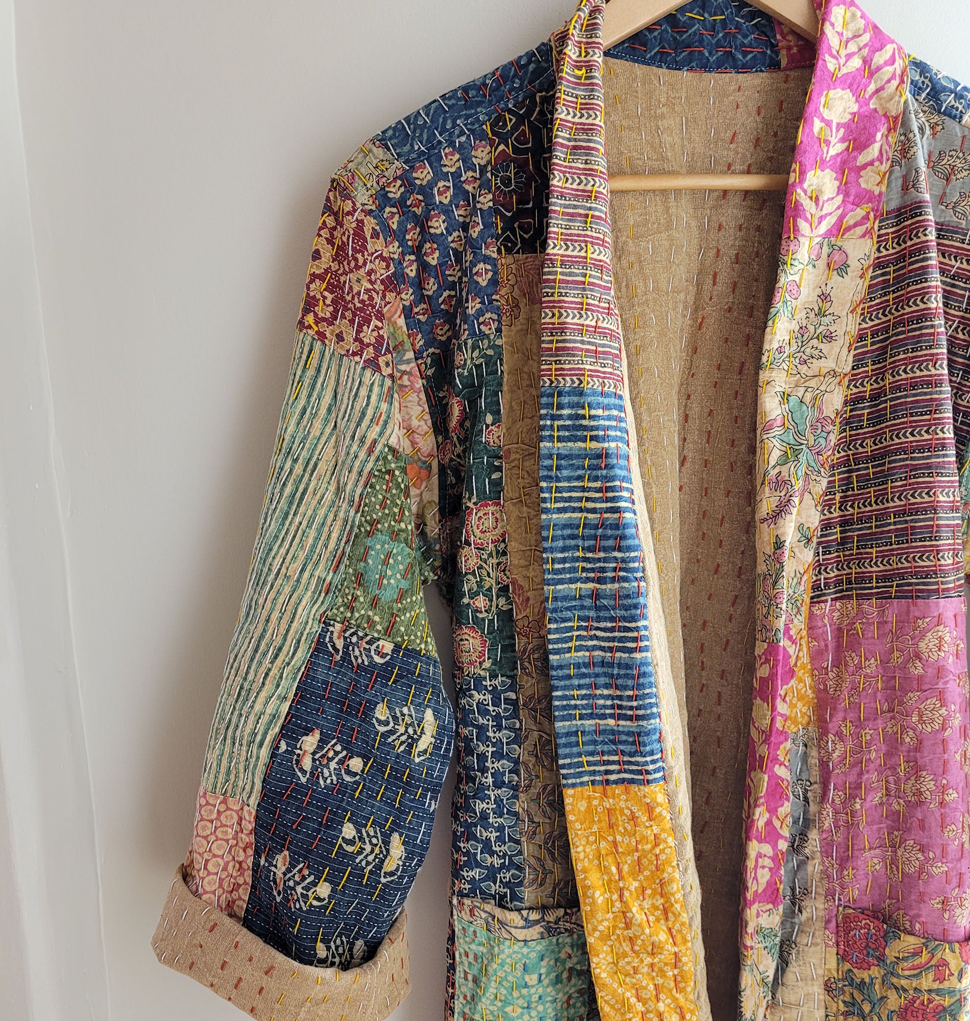 Patch Work Accessory Quilted Patchwork Jacket – Minda Living