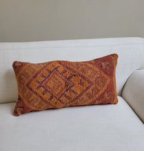 Load image into Gallery viewer, Vintage Wool Kilim Pillow - Magenta
