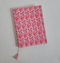 Load image into Gallery viewer, Block Printed Cotton Bound Notebook
