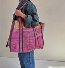 Load image into Gallery viewer, Kantha Tote Bag - Pinks
