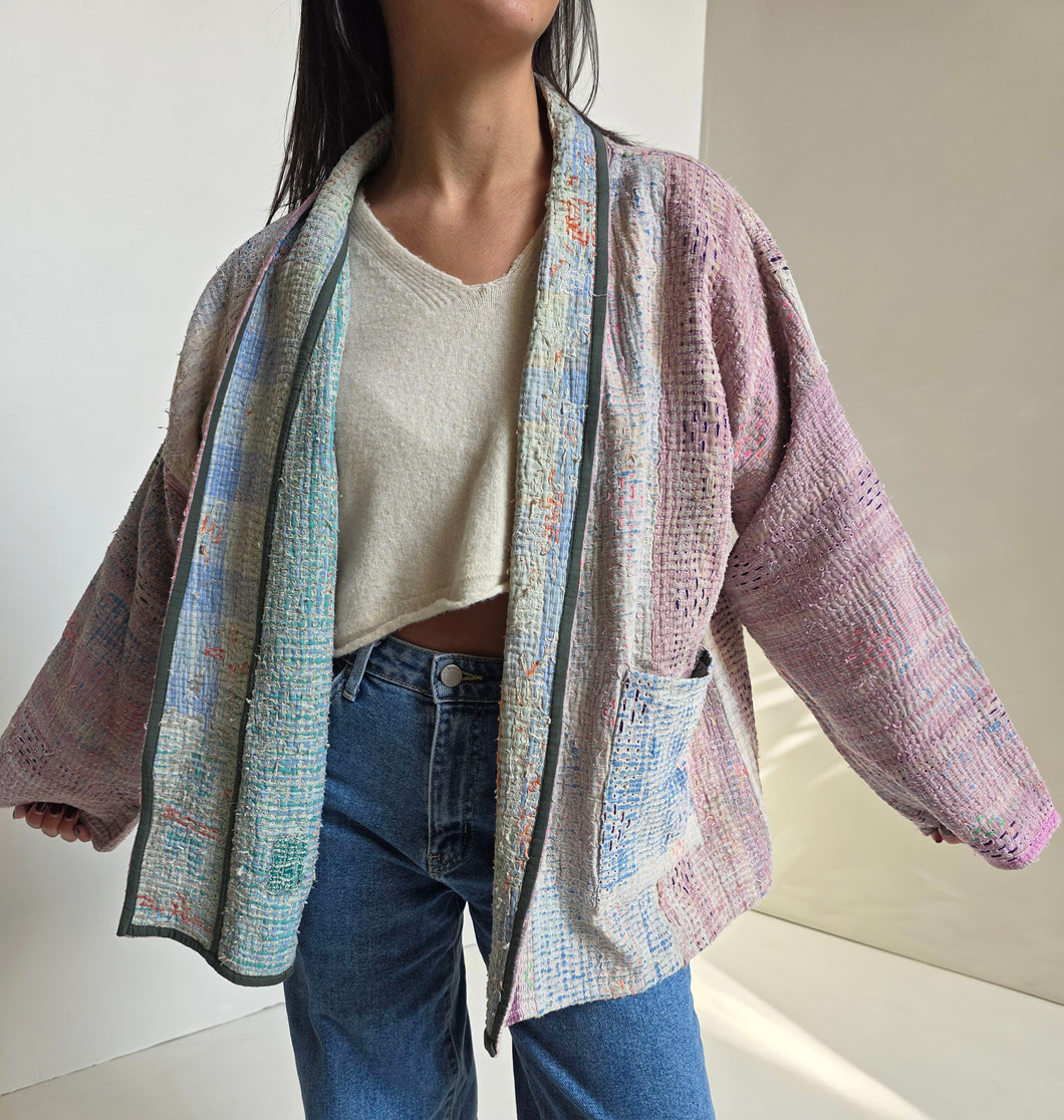 Kantha Quilt Jacket - No. 070