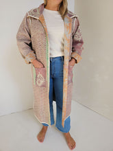 Load image into Gallery viewer, Long Kantha Jacket - No. 016
