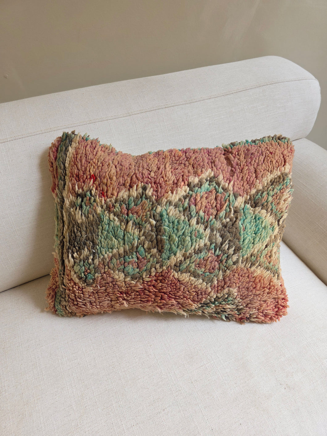 Vintage Wool Pillow - No. 023
