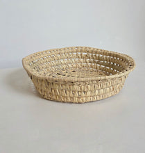 Load image into Gallery viewer, Round Woven Palm Basket
