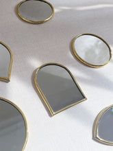 Load image into Gallery viewer, Mini Brass Mirror
