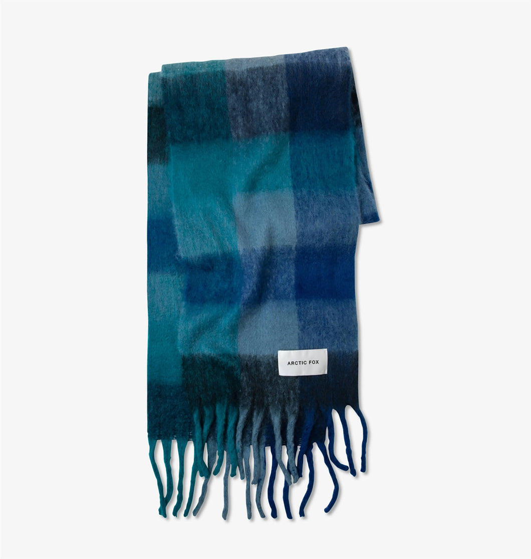 Oversized Cloud Scarf - Blue