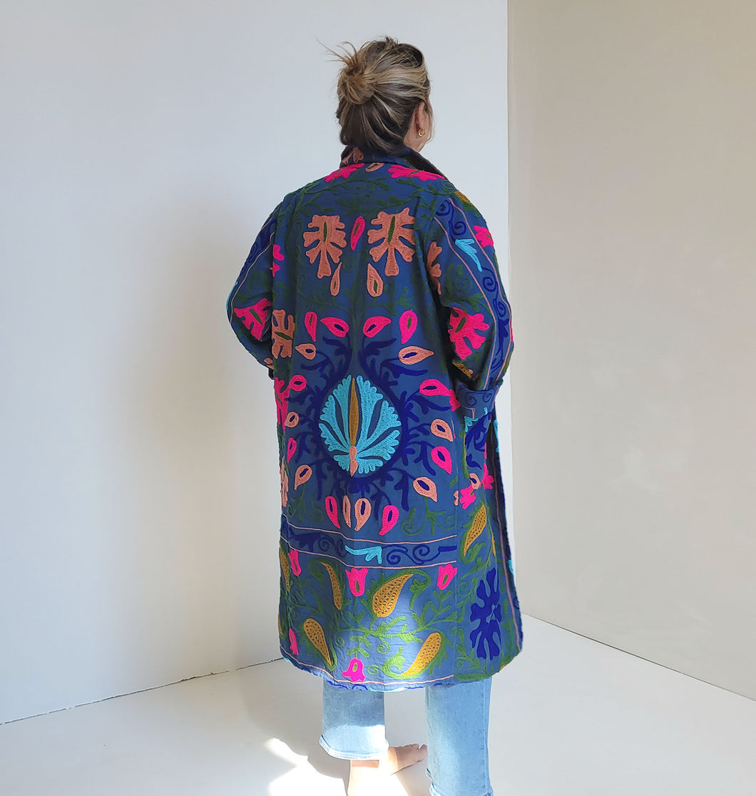 Long Embroidered Jacket - No. 017