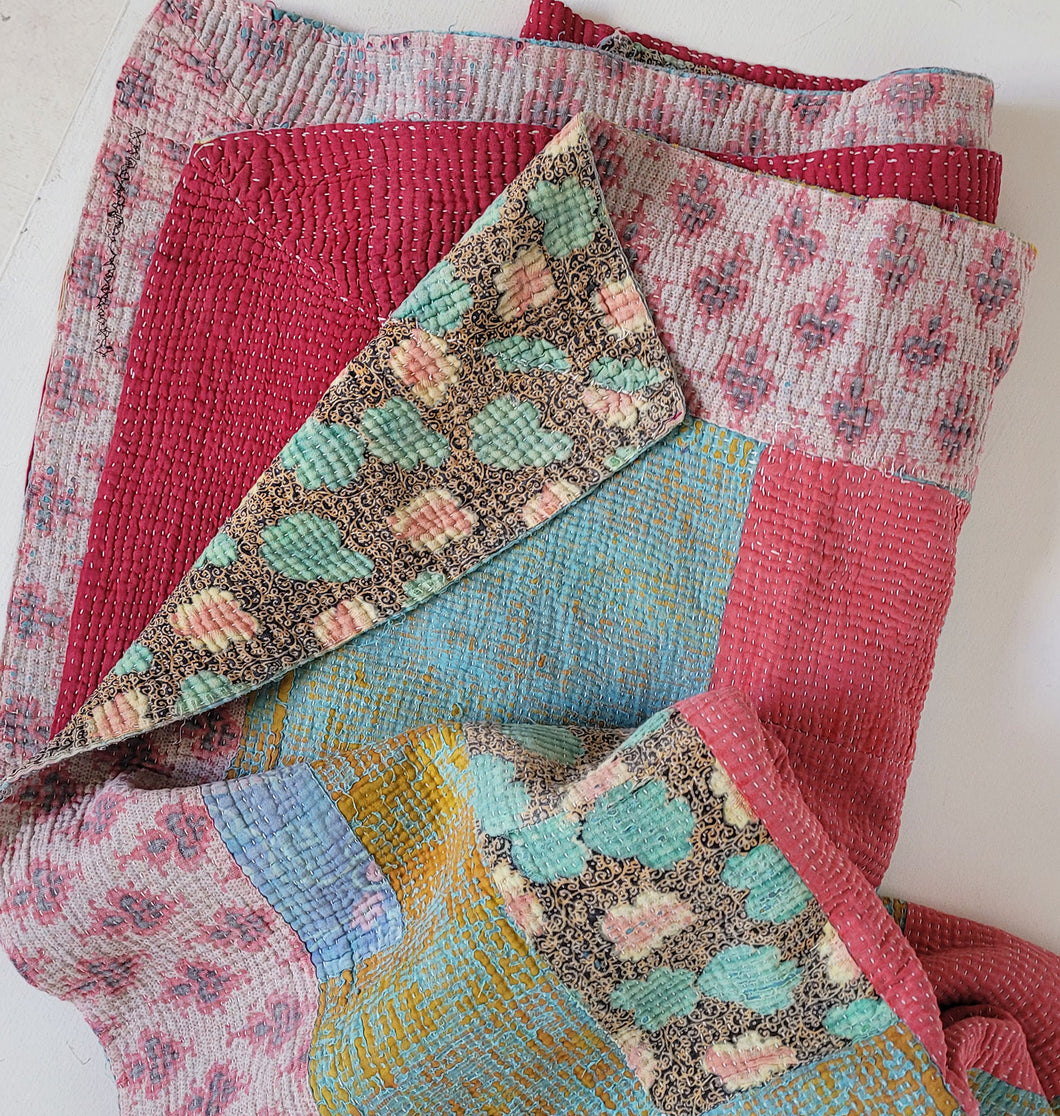 Kantha Quilt No. 074