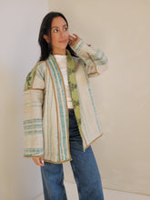Load image into Gallery viewer, Kantha Quilt Jacket - No. 050
