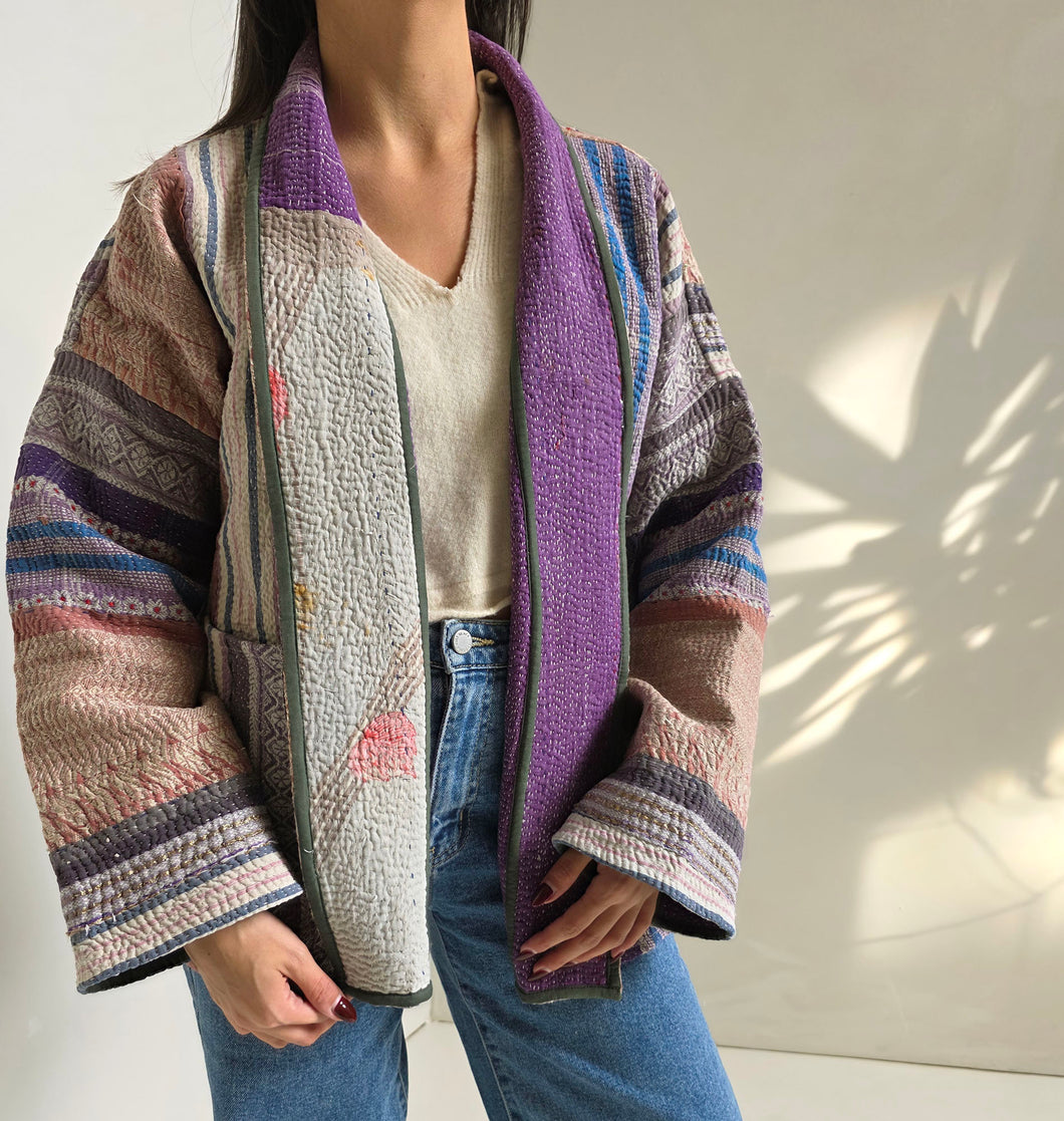 Kantha Quilt Jacket - No. 067