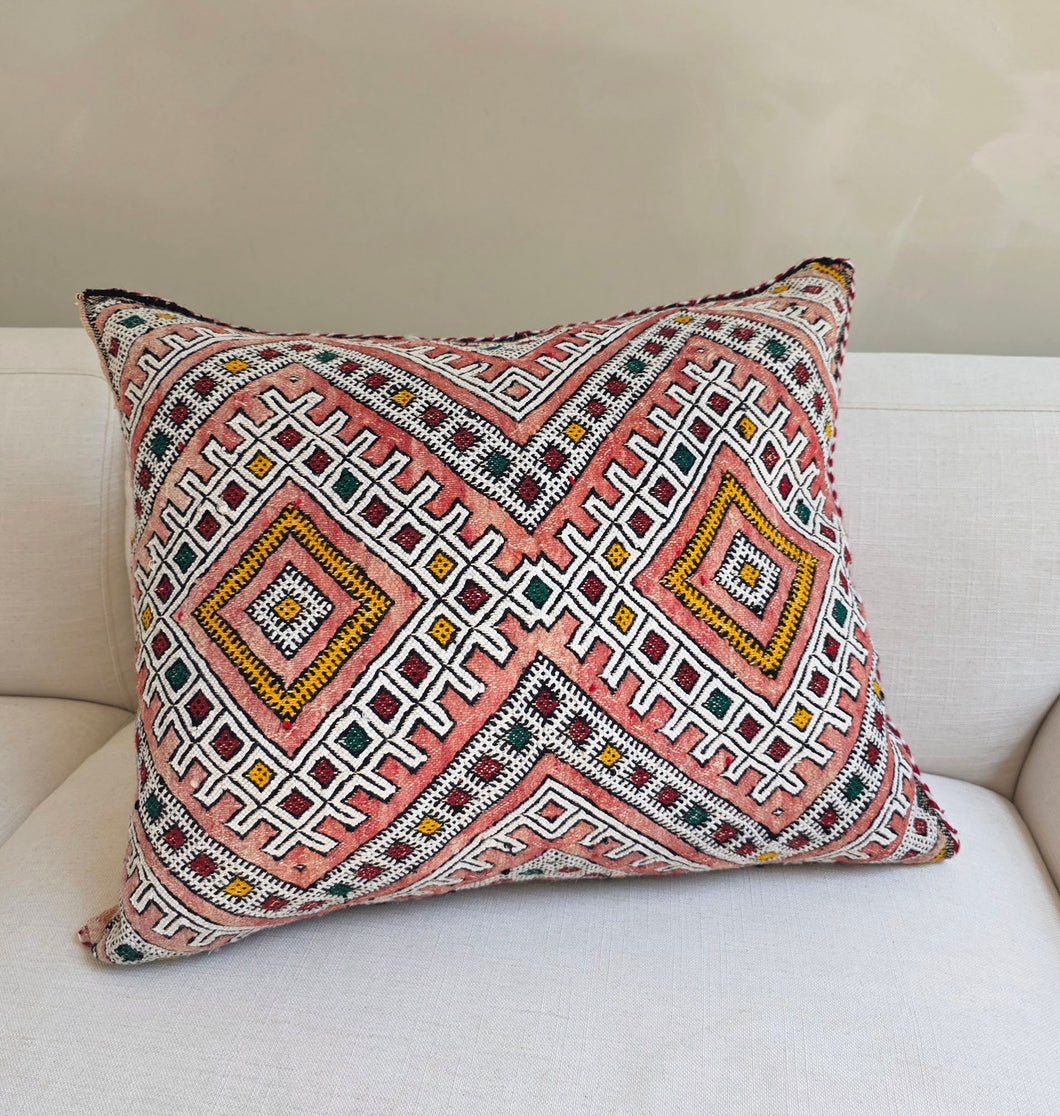 Vintage Wool Kilim Pillow - No. 043
