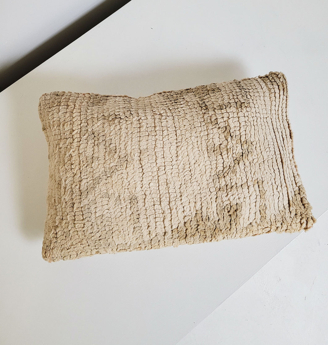 Vintage Wool Pillow - Neutral