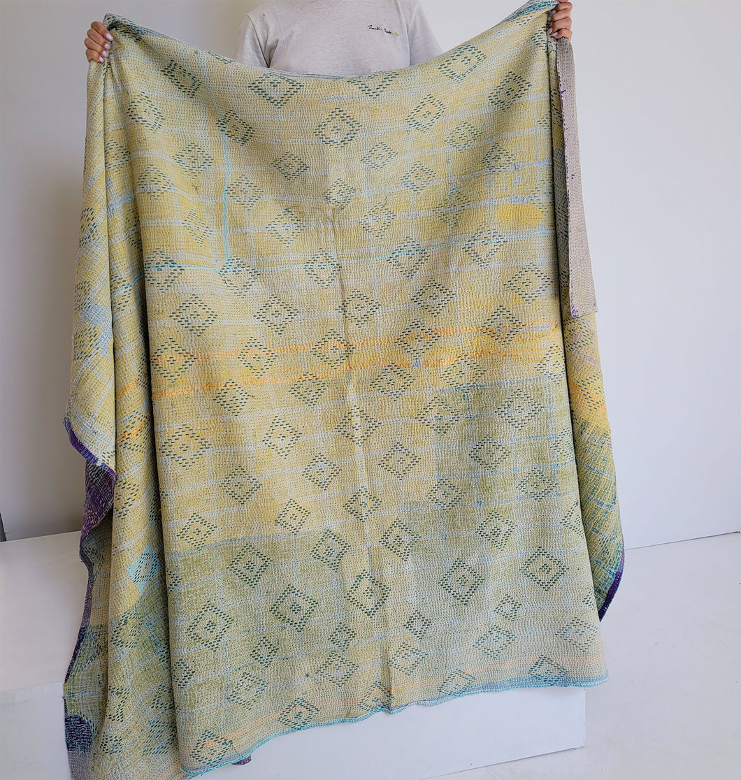 Kantha Quilt No. 057