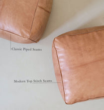 Load image into Gallery viewer, Long Leather Ottoman
