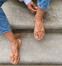 Load image into Gallery viewer, Honey Tassel Sandal
