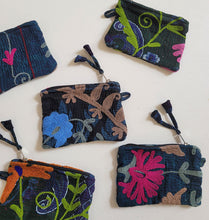 Load image into Gallery viewer, Mini Kantha Zip Pouch
