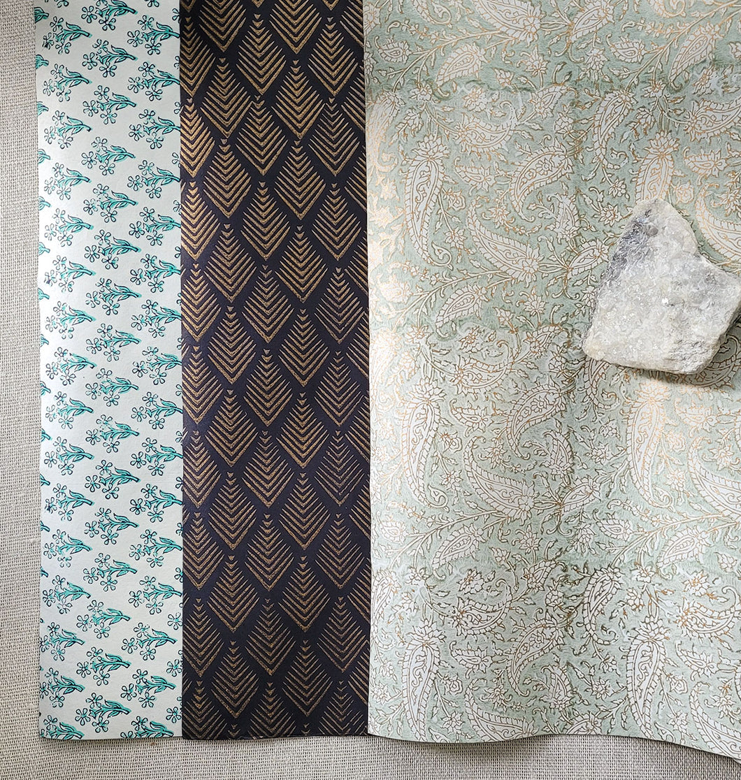 Block Printed Wrapping Paper