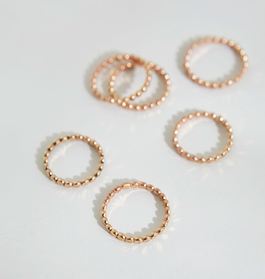 Dot Gold Ring