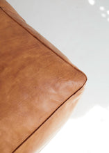 Load image into Gallery viewer, Leather Lounger Ottoman
