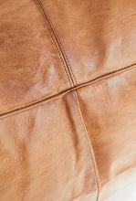 Load image into Gallery viewer, Leather Lounger Ottoman
