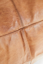 Load image into Gallery viewer, Leather Lounger Ottoman
