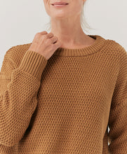 Load image into Gallery viewer, Honeycomb Knit Crew Sweater
