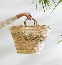 Load image into Gallery viewer, Flora Woven Tote Basket

