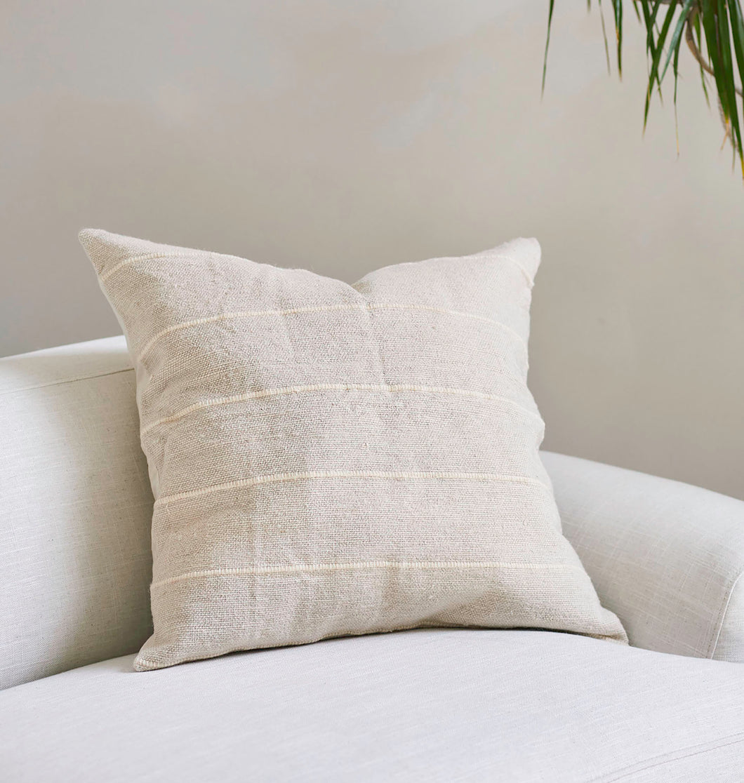 Oat Loomed Pillow